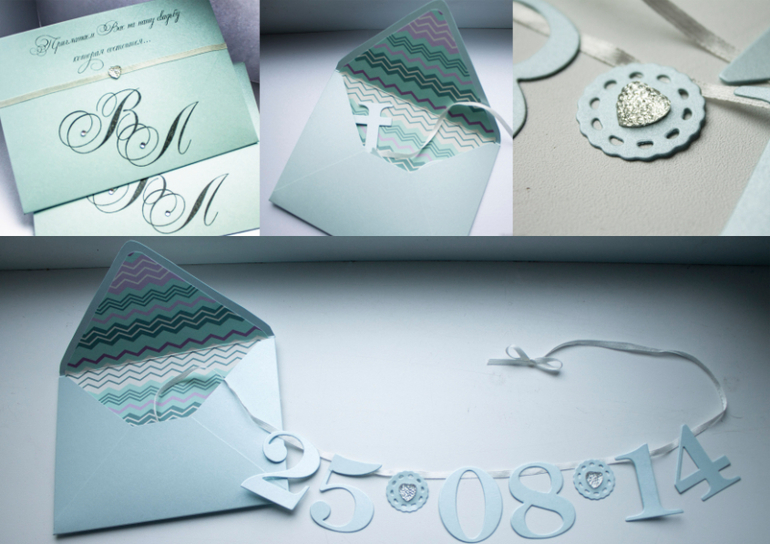 Приглашения с датой вашей свадьбы