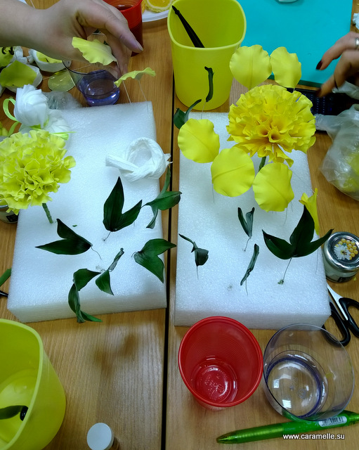 Отчет с прошедших курсов по сахарным цветам :)))