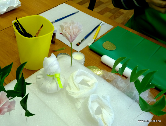 Отчет с прошедших курсов по сахарным цветам :)))