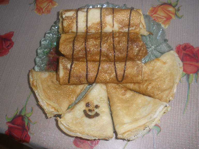 И я похвастаюсь своими блинчиками!!!