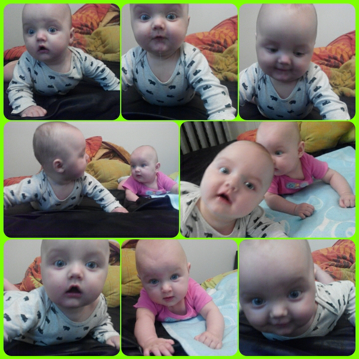 вот и пол годика горошкам...хотя уже совсем и не горошки)))