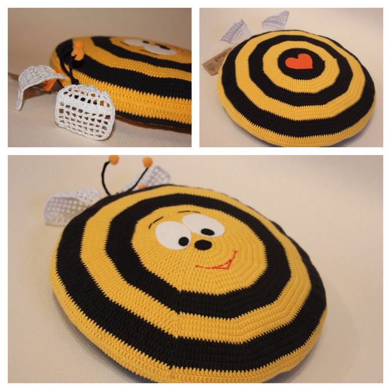 Подушка - пчелка :)