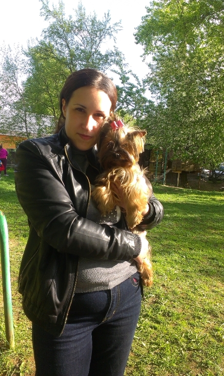 на прогулочке))