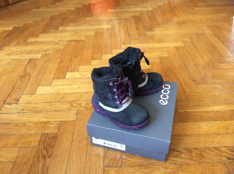 Зимние сапожки ECCO, gore-tex, б/у в отличном состоянии