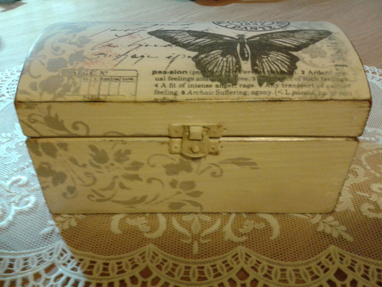 Малый чайный короб "Слоны"