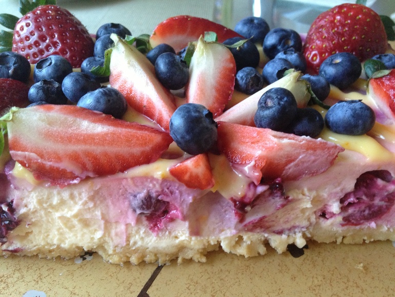 Чизкейк "Ягодный фейерверк"