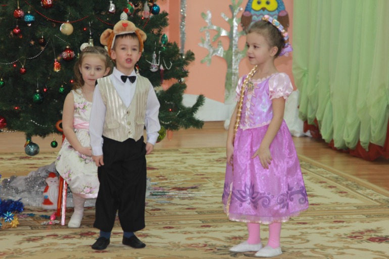 Новый год в саду)