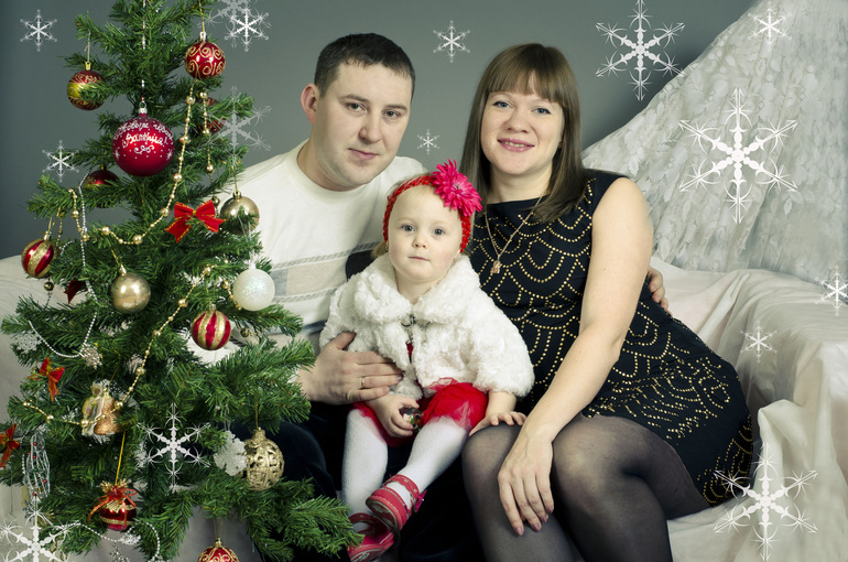 Наша новогодняя фотосессия)))