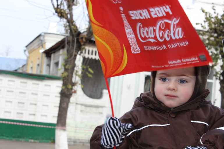 Работы на конкурс классов и обзор  Олимпийской эстафеты ) в нашем городе .