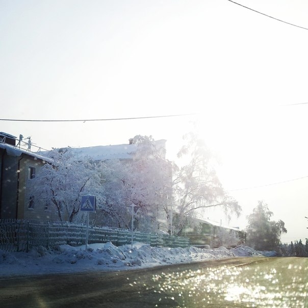 немного зимнего солнечного дня
