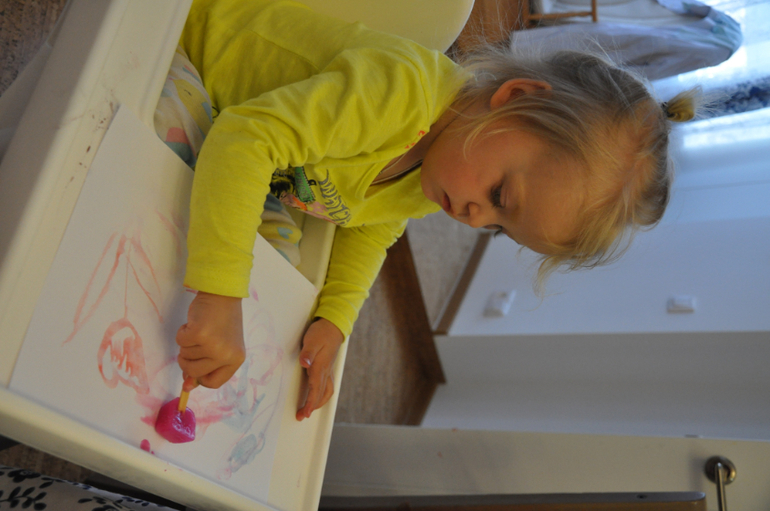 Рисование льдом