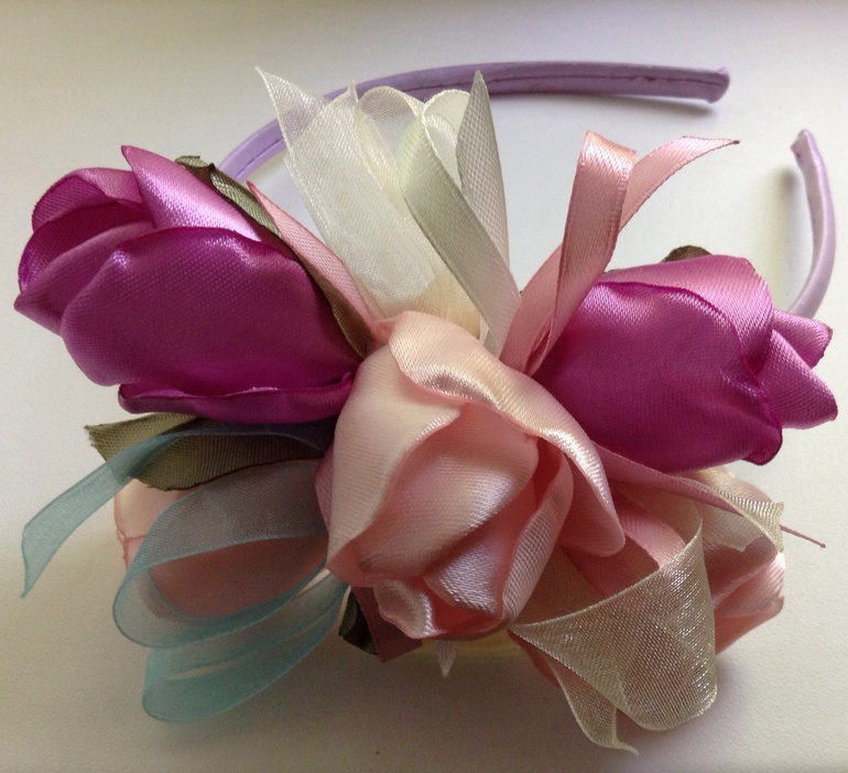 Цветочные ободочки...