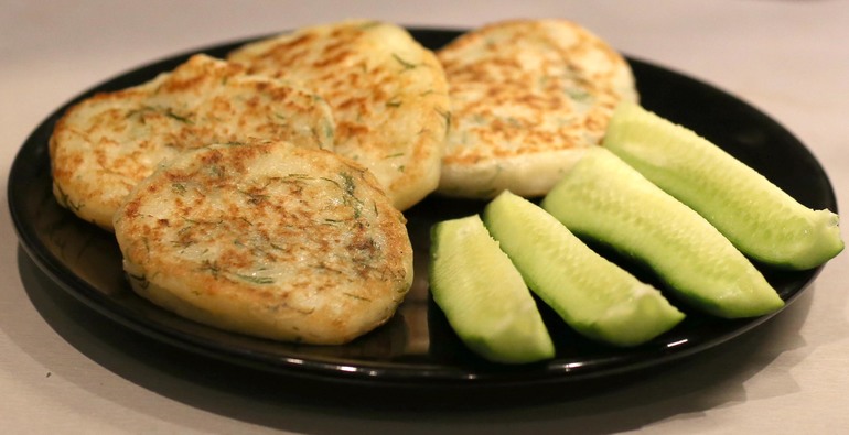 Картофельные драники без яиц, молока и пщеницы