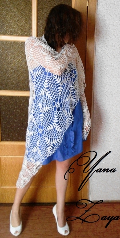 Шаль "Веточки"