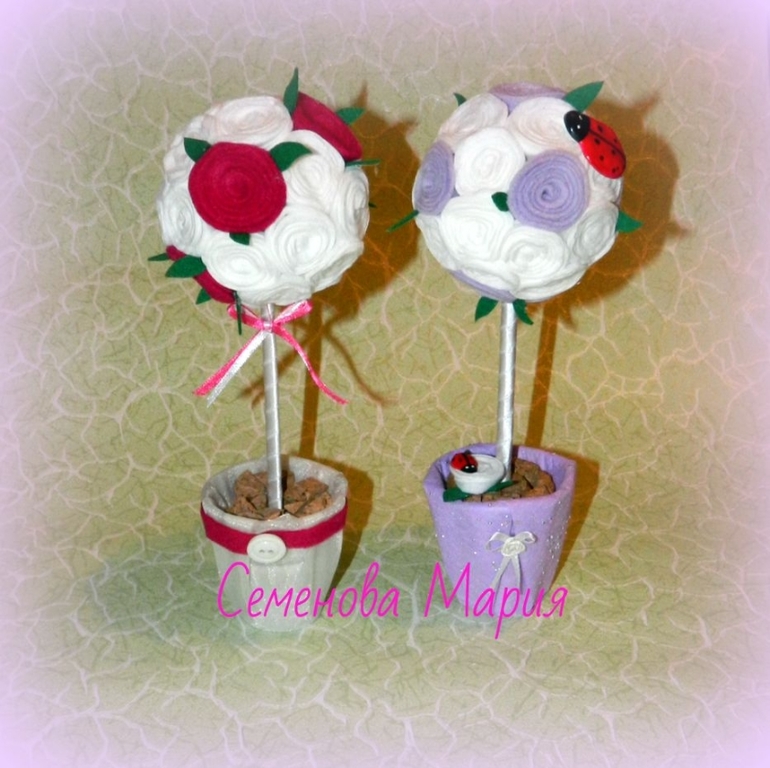 Деревца в подарочек.