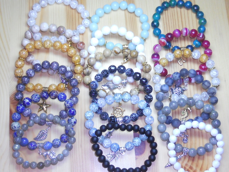 Браслеты из натуральных камней!