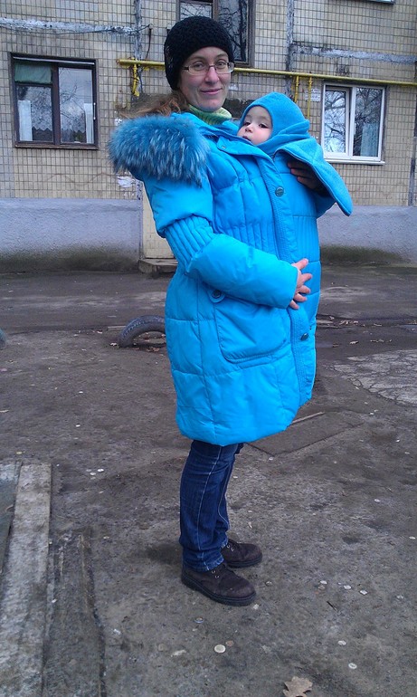 Тадамммм!! Наш слингопуховик!!!