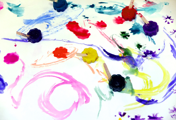 Художка-онлайн: занятие 5. Рисование кубиками льда.