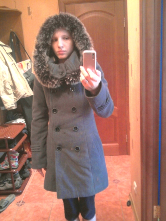 Зимнее пальто, размер 40-42