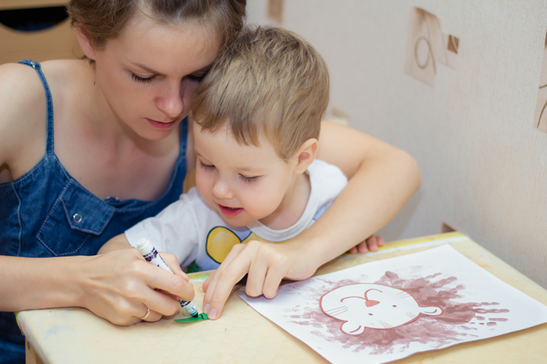 ---ИДЕИ ДЛЯ РИСОВАНИЯ С ДЕТЬМИ от 1, 5 до 3 лет. РИСУЕМ ЛЬВА---