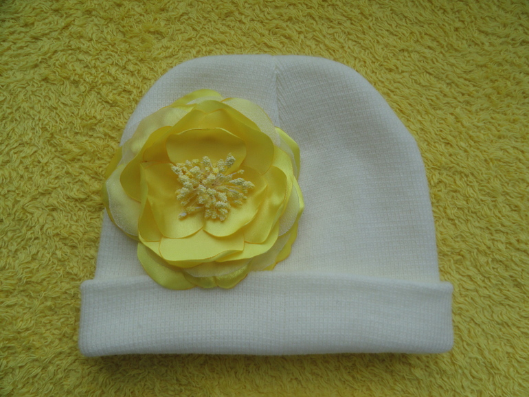 Цветочки для шапочек