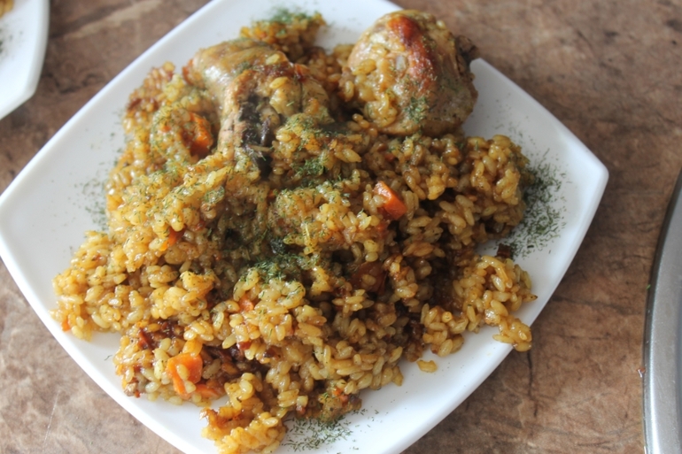 Плов из ножек куриных