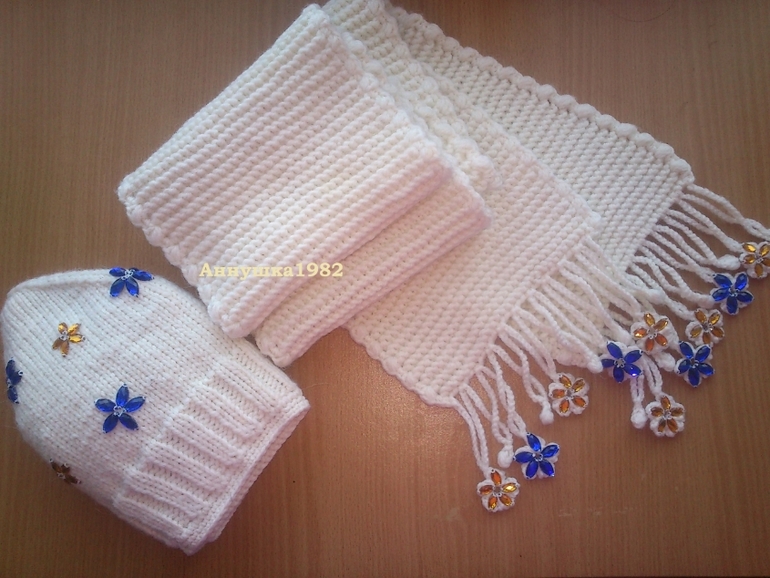 Цветы на снегу