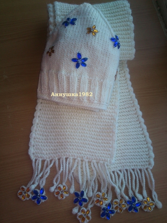 Цветы на снегу