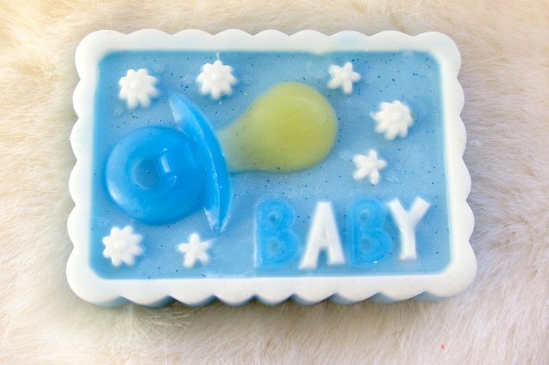 С новорожденным!