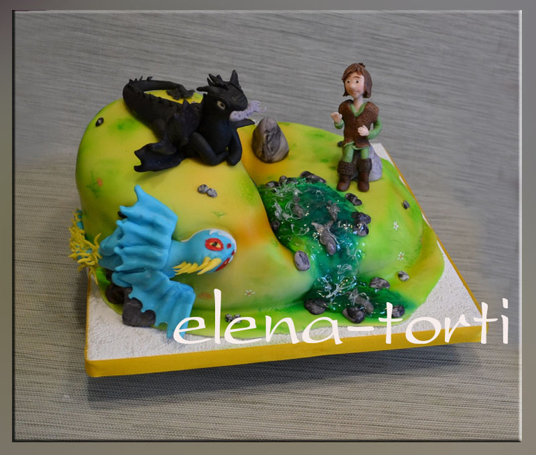 Торт Как приручить дракона