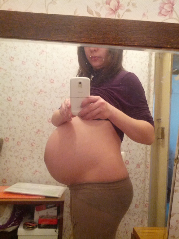 Начало 37й недельки. Наш поход к врачу:)