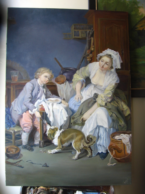 мои картины маслом(копии )