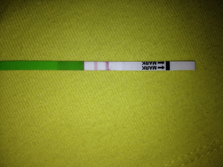 Это положительный тест на овуляцию?