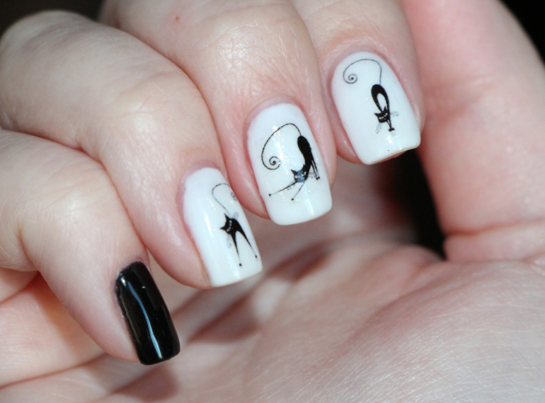 Украшаем маникюр / Фотодизайн кошки