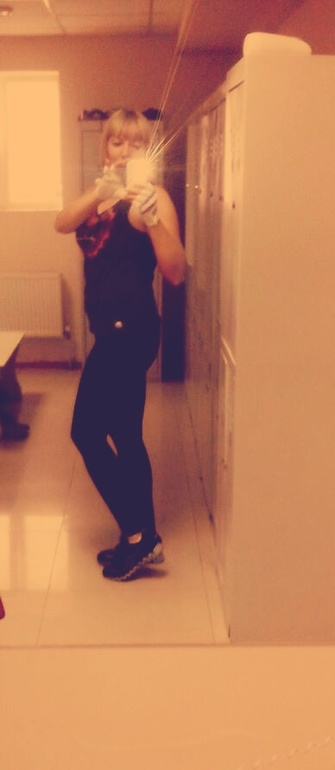 Первый день в спорт зале...Полет нормальный?