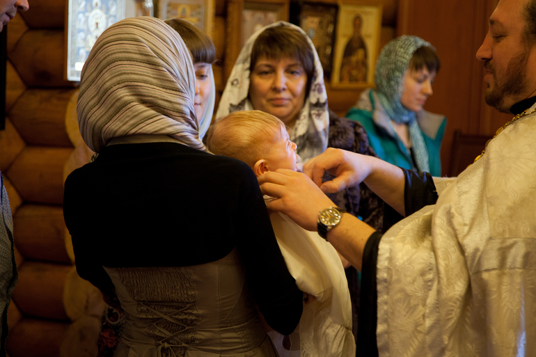 Крещение нашей Юляшки (фото)