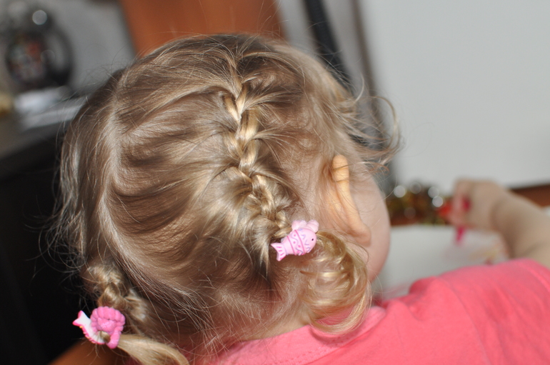 Первые косички)