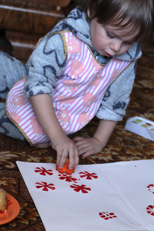 Мы тоже готовимся в художники. Первое занятие