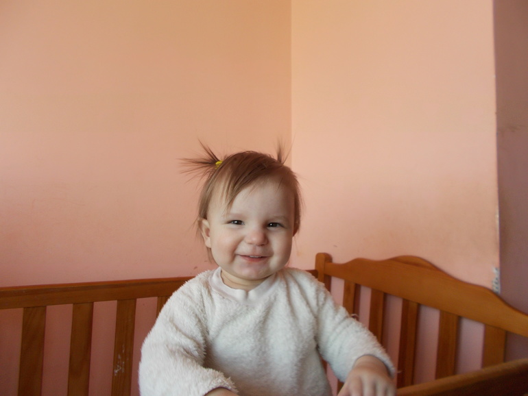 Наши первые хвостики)))