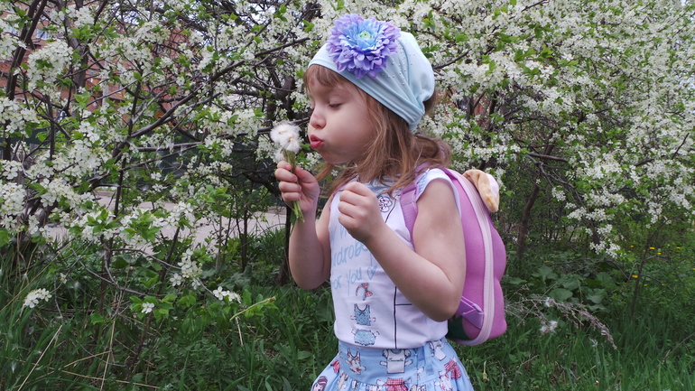 по дороге из школы домой