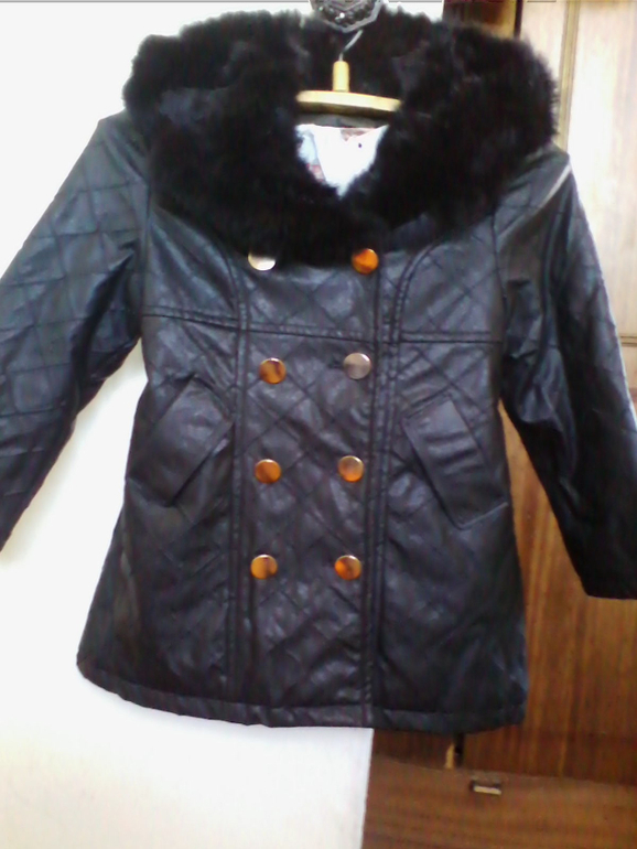 пальто кожаное фирмы орби 110рост