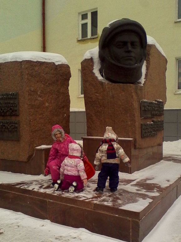 наши прогулочки в минус 13-15 градусов