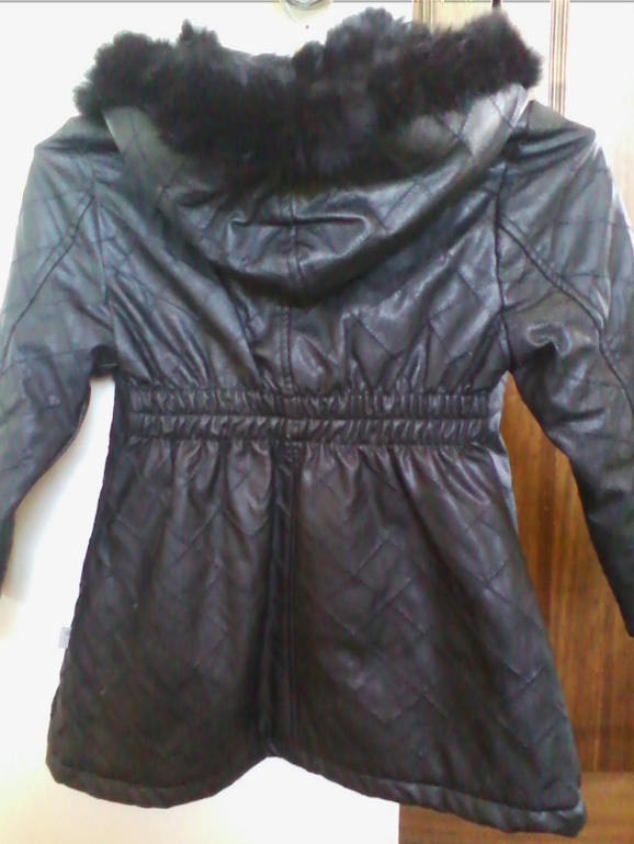 пальто кожаное фирмы орби 110рост