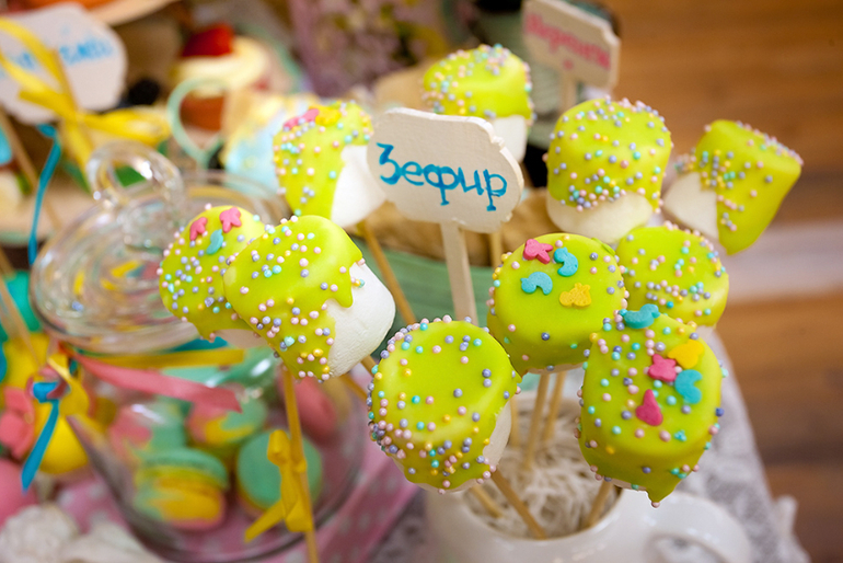 Wedding candy bar flowers. Свадебный сладкий стол ЦВЕТЫ.