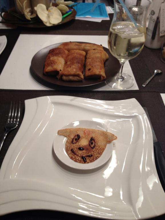 Вот и мои масленичные блинчики с мясом!