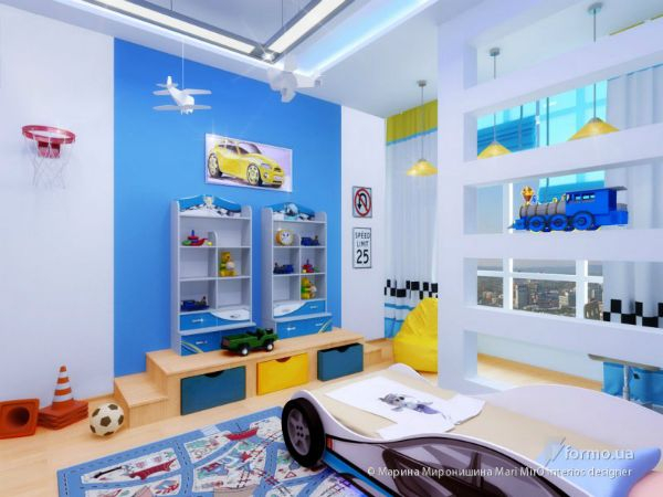 Мой маленький мир: комната юного гонщика