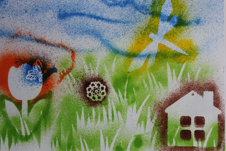 "Воздушные" рисунки!