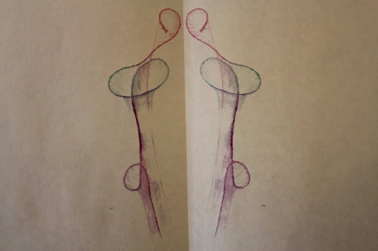 Рисунки нитью!