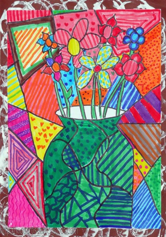 Голландские тюльпаны в стиле Ромеро Бритто