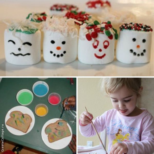 Рисуем на еде пищевыми красками